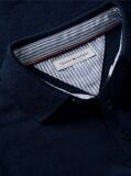 Blue Tricou Polo Cu Croiala Normala Si Broderie Grafica  Baieti