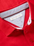 Rosu Tricou Polo Cu Croiala Normala Si Broderie Grafica  Baieti