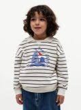 Multi Logo Graphic Polo Collar Sweatshirt  Boys