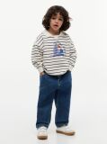 Multi Logo Graphic Polo Collar Sweatshirt  Boys