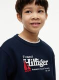 Blue Logo Interlock Pique Sweatshirt  Boys