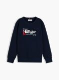 Blue Logo Interlock Pique Sweatshirt  Boys