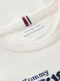White Logo Interlock Pique Sweatshirt  Boys