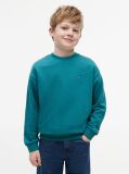 Blue Flag Embroidery Exaggerated Seam Jumper  Boys