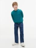 Blue Flag Embroidery Exaggerated Seam Jumper  Boys