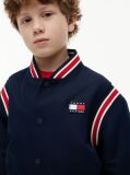 Blue Hooded Bomber Jacket  Boys