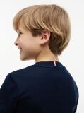 Blue Tricou Cu Logo Outline De Steag  Baieti