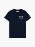 Blue Tricou Cu Logo Outline De Steag  Baieti