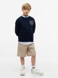 Blue Outline Flag Logo Terry Sweatshirt  Boys