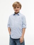 Blue Essential Regular Fit Poplin Shirt  Boys