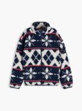 Alb Geaca Fleece Fair Isle Polar  Baieti