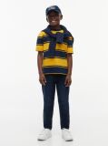 Yellow Stripe Jersey Crew Neck T-Shirt  Boys