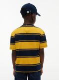 Yellow Stripe Jersey Crew Neck T-Shirt  Boys