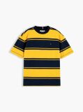 Yellow Stripe Jersey Crew Neck T-Shirt  Boys