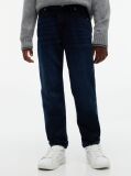 Blue Flag Embroidery Straight Jeans  Boys
