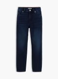 Blue Flag Embroidery Straight Jeans  Boys