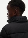 Black Essential Ripstop Relaxed Puffer Jacket  Boys