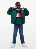 Green Essential Ripstop Relaxed Puffer Jacket  Boys