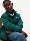 Green Essential Ripstop Relaxed Puffer Jacket  Boys