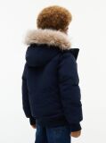 Blue Geaca Parka Cu Blana Artificiala Si Croiala Lejera  Baieti