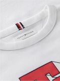 Alb T-Shirt Varsity Din Jerseu Cu Logo  Baieti