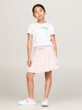 Roz Fusta Cu Snur In Talie Hilfiger Monotype  Fete