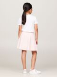 Roz Fusta Cu Snur In Talie Hilfiger Monotype  Fete