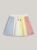Multi Seersucker Stripe A-Line Skirt  Girls