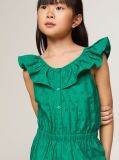 Green TH Monogram Broderie Anglaise Jumpsuit  Girls