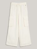 Beige Essential Satin Cargo Trousers  Girls