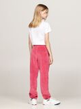 Rosu Pantaloni Sport Din Catifea  Fete