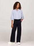 Blue Pantaloni Chino Largi Din Velur  Fete