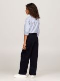 Blue Pantaloni Chino Largi Din Velur  Fete