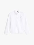 Alb Bluza Regular Cu Guler Cu Volane  Fete