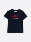 Blue Varsity Logo Crew Neck T-Shirt  Girls