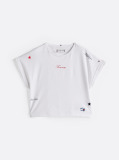 White Star Embroidered Knit Top  Girls
