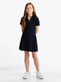 Blue Rochie Polo Plisata  Fete