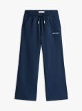 Blue Joggeri Cu Logo Brodat Si Talie Larga  Fete