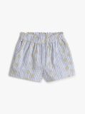 Multi Pantaloni Scurti Cu Dungi Si Broderie Englezeasca  Fete