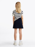 Blue Fusta Mini Din Tricot  Fete