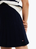 Blue Fusta Mini Din Tricot  Fete