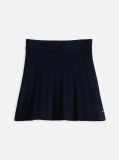 Blue Fusta Mini Din Tricot  Fete