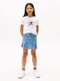 Alb Tricou Cu Personaj Steag  Fete