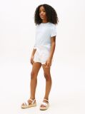 Blue Tricou Relaxat Cu Imprimeu Grafic  Fete