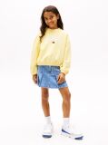 Galben Hanorac Relaxat Cu Logo Varsity  Fete