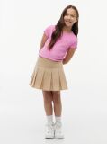 Pink Essential Extra Slim Ribbed Short Sleeve Top  Girls