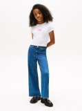 Alb Tricou Extra Slim Cu Logo Metalic  Fete