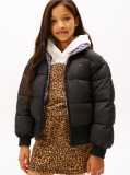 Multi Reversible Relaxed Puffer Bomber Jacket  Girls