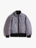 Multi Reversible Relaxed Puffer Bomber Jacket  Girls