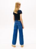 Blue Blugi Girlfriend Cu Broderie Logo  Fete